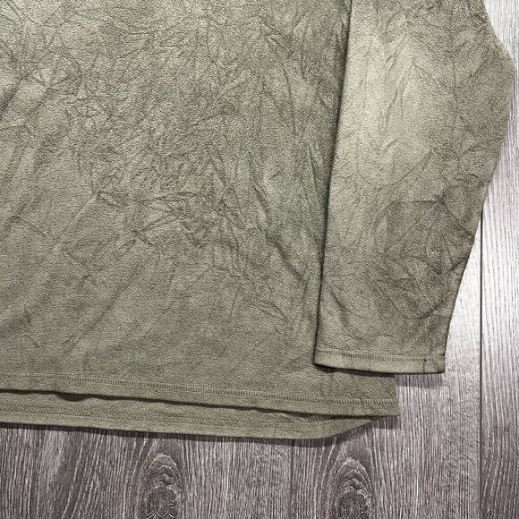 The North Face Fleece Quarter 1/4 Zip Fleece Sweater Brown XL Extra Large - Picture 3 of 8